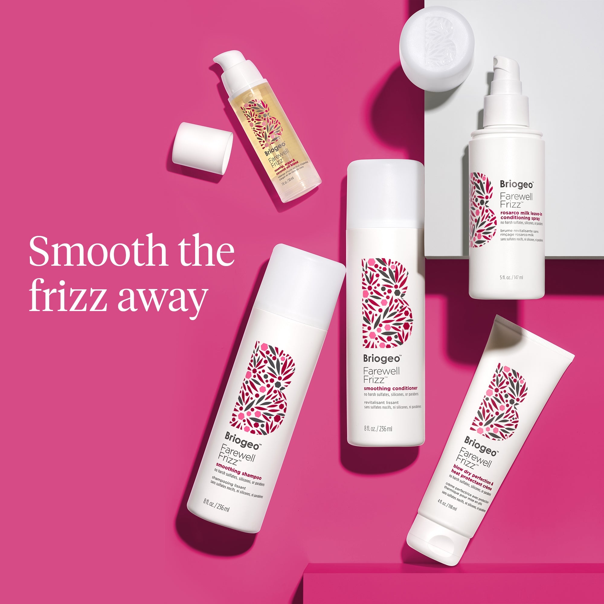 Farewell Frizz Blow Dry Perfection & Heat Protectant Crème - Briogeo